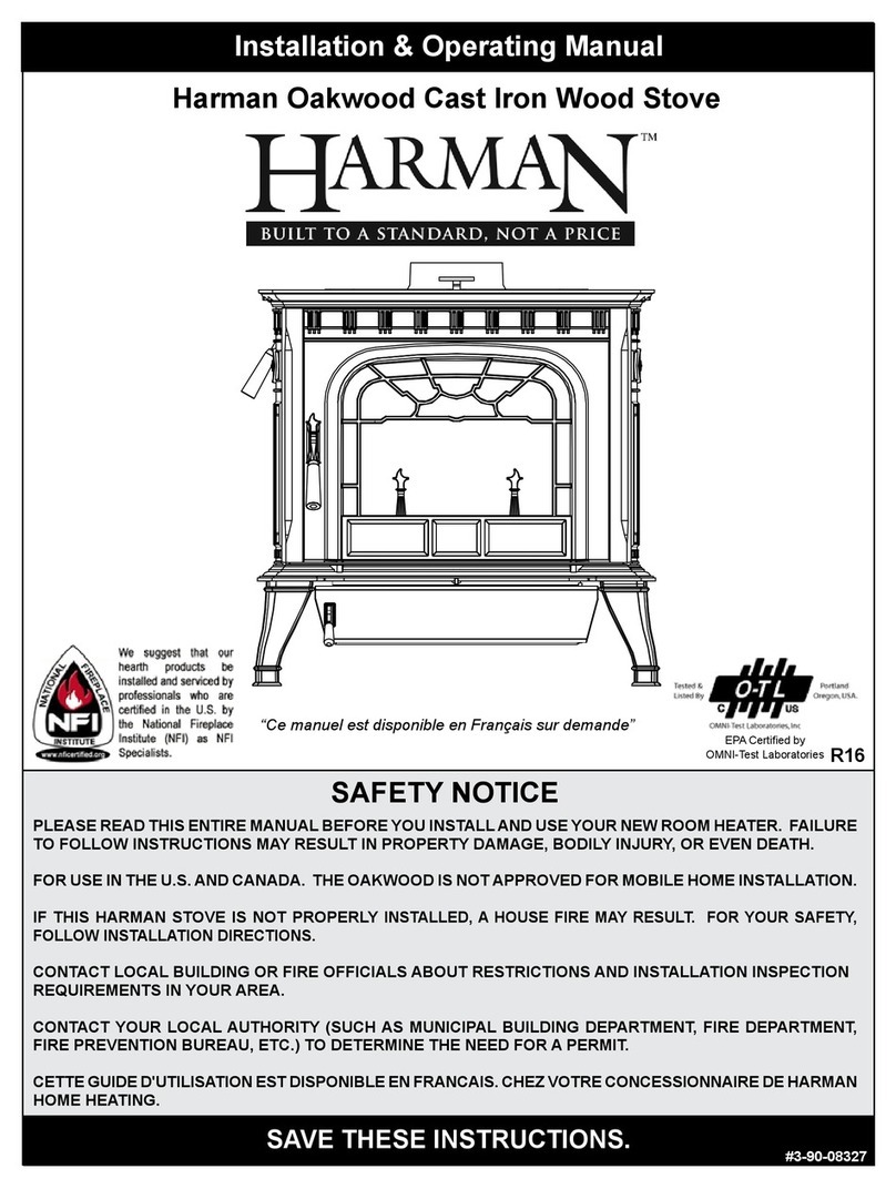 Harman Oakwood Installation instructions