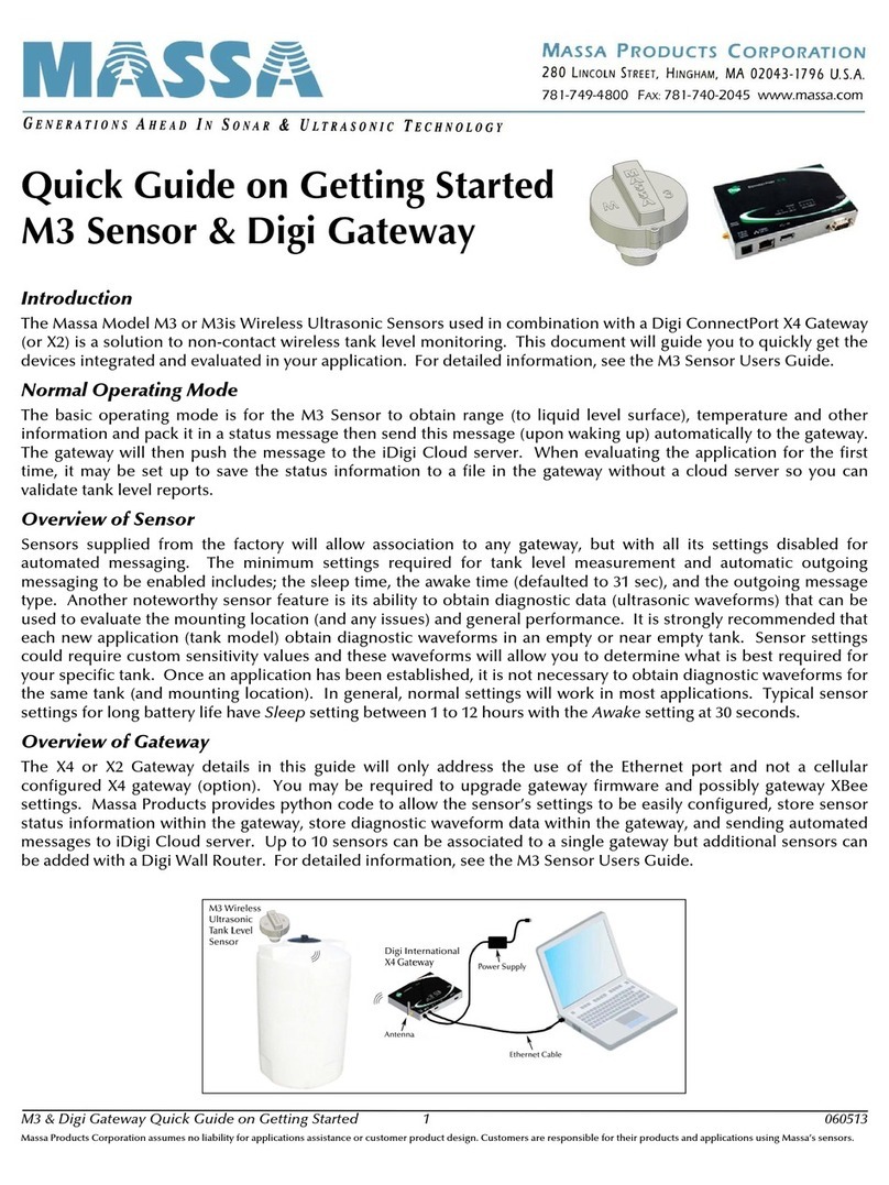 Massa M3 User manual