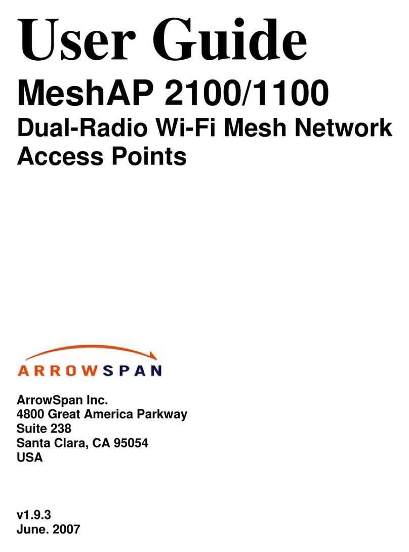 ArrowSpan MeshAP 2100 User manual