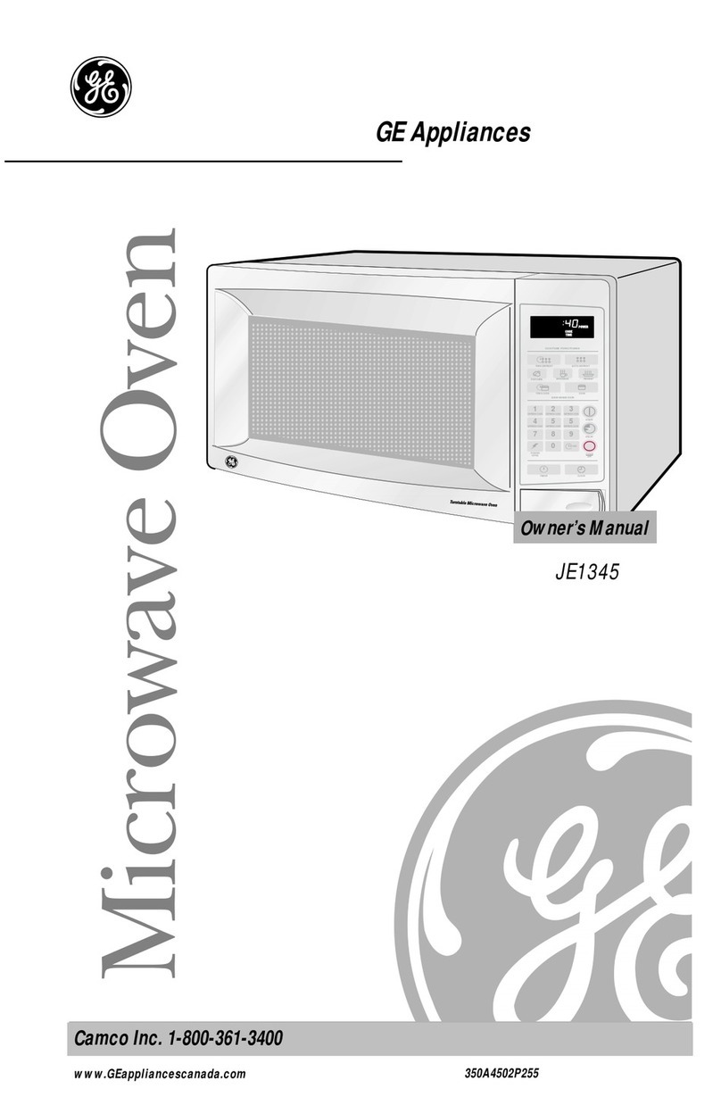 GE JE1345 User manual