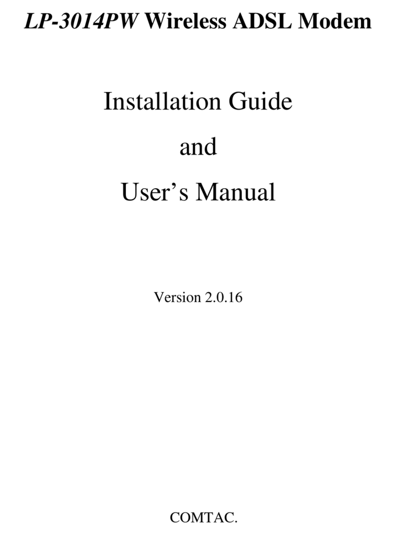 Comtac LP-3014PW Installation guide and user's manual