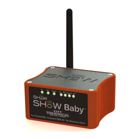 City Theatrical SHoW DMX SHoW Baby user manual