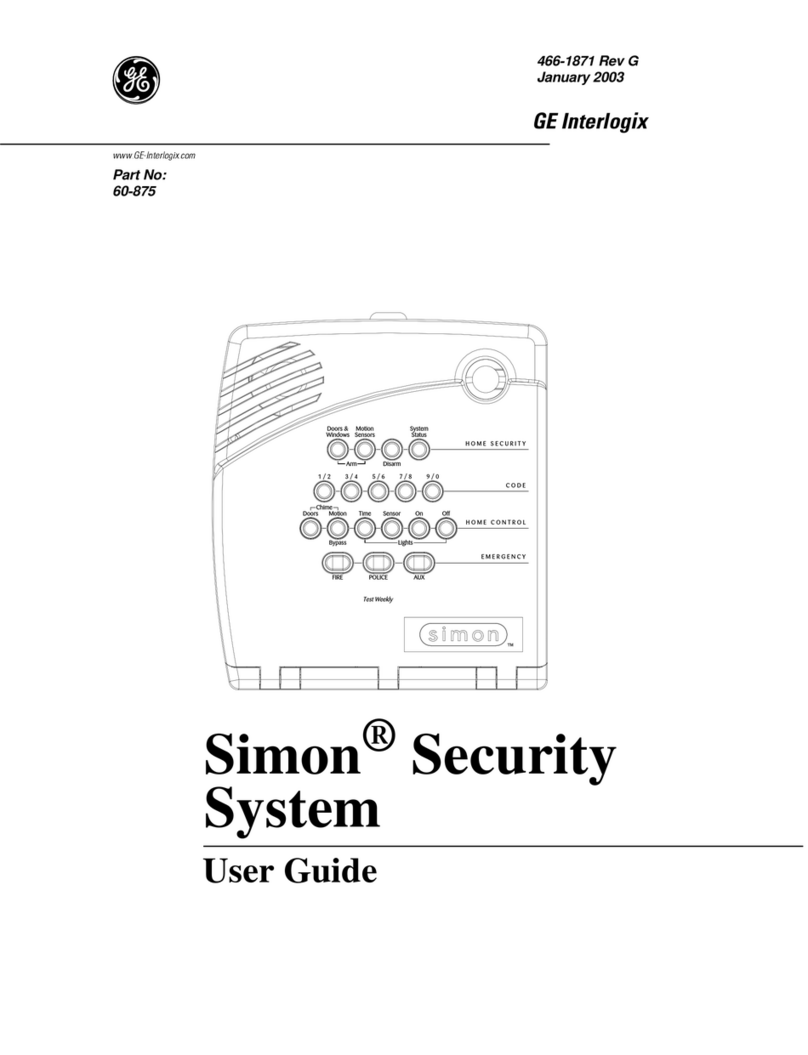 GE Interlogix Simon user guide