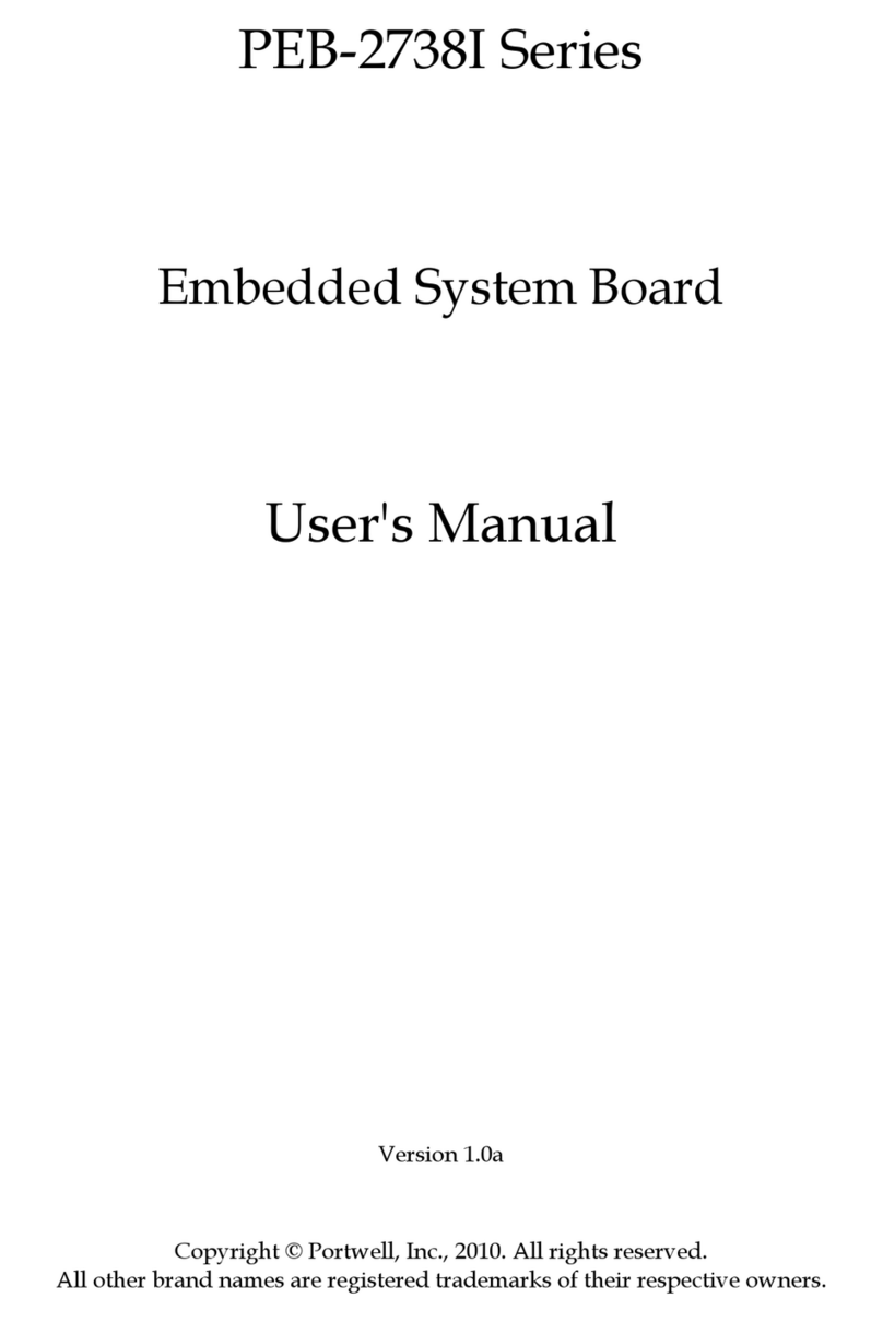 Portwell PEB-2738I Series User manual