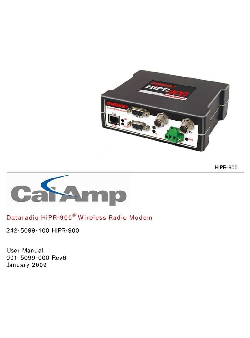 CalAmp Dataradio HiPR-900 user manual