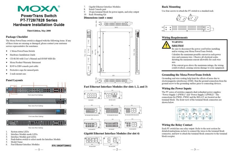 Moxa Technologies PT-7728 Series Manual Moxa Technologies PT-7728 Series Manual