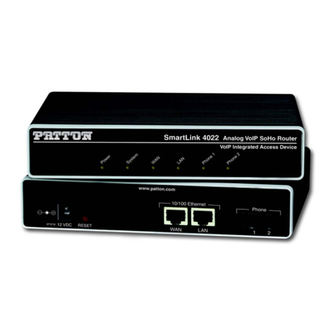 Patton electronics SL4020 User manual