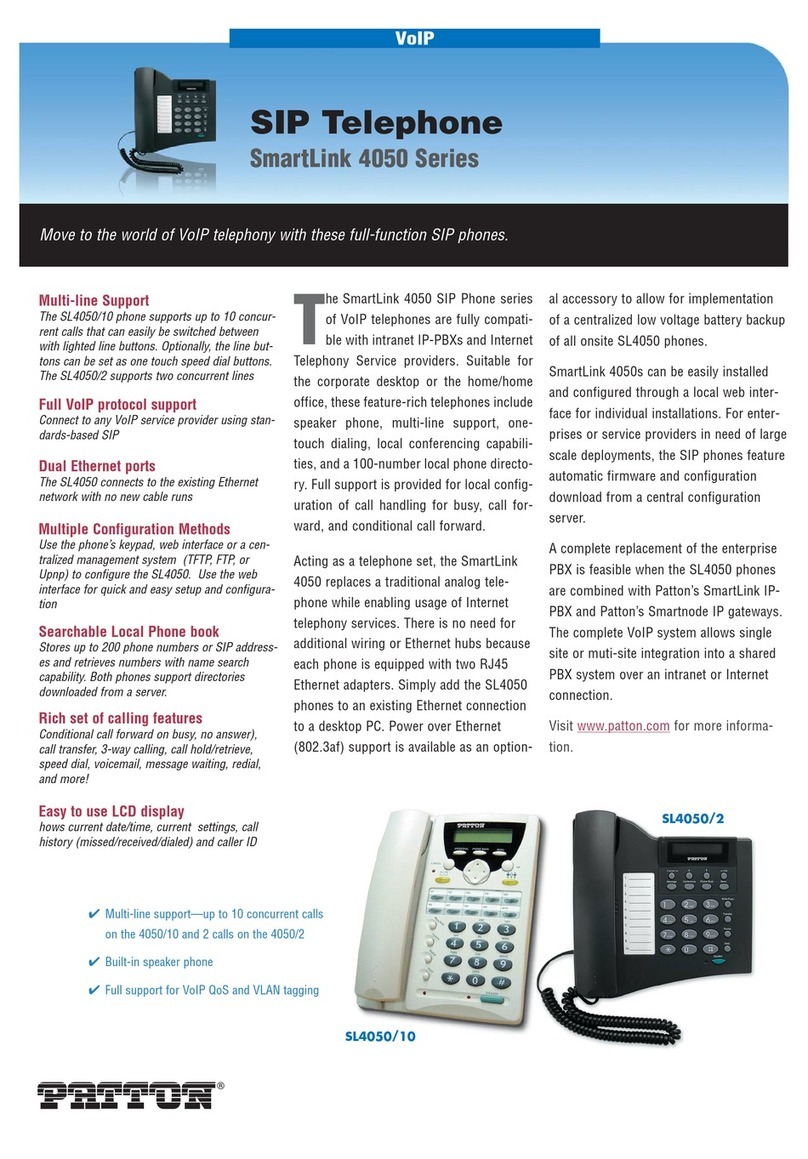Patton electronics SmartLink 4050 Series User manual