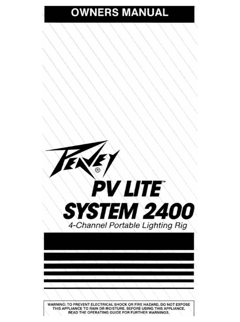 Peavey PV Lite System 2400 owner's manual