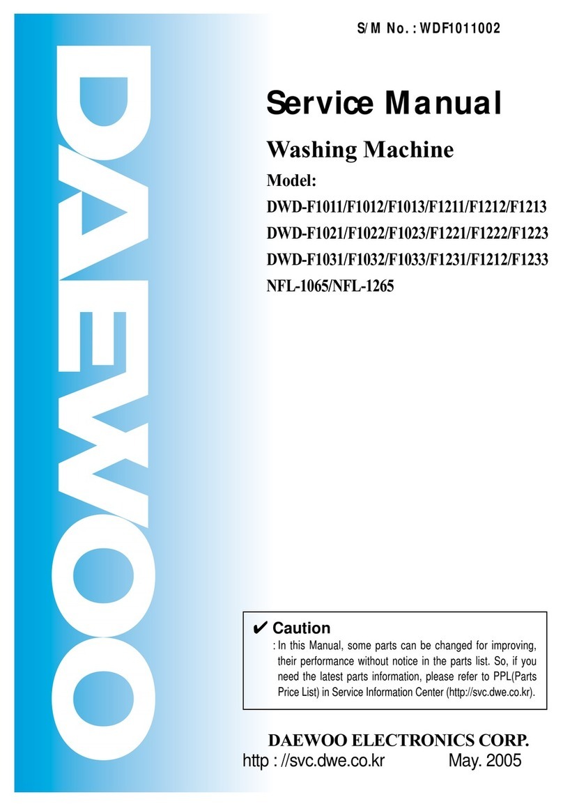 Daewoo DWD-F1011 Service manual