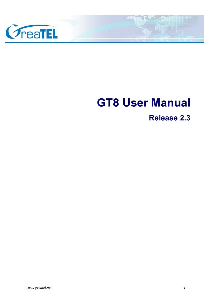 GreaTEL GT8 User manual