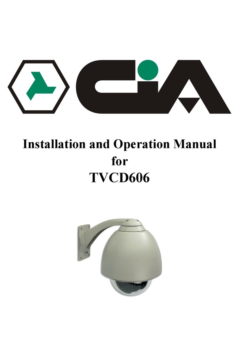 CiA TVCD606 Installation and operation manual