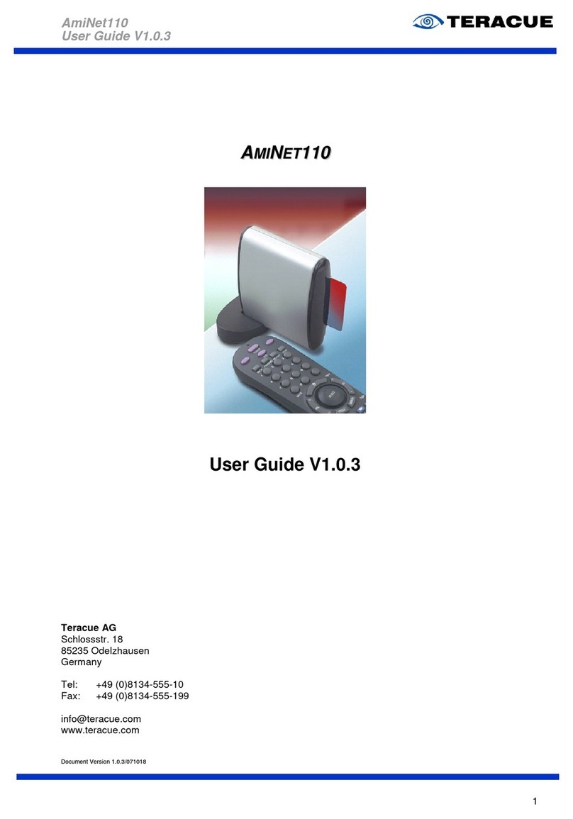 Teracue AMINET110 user guide