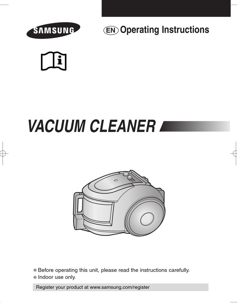 Samsung Vacuum cleaner User manual