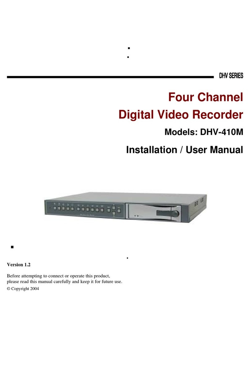 EverFocus DHV-410M Installation & user manual