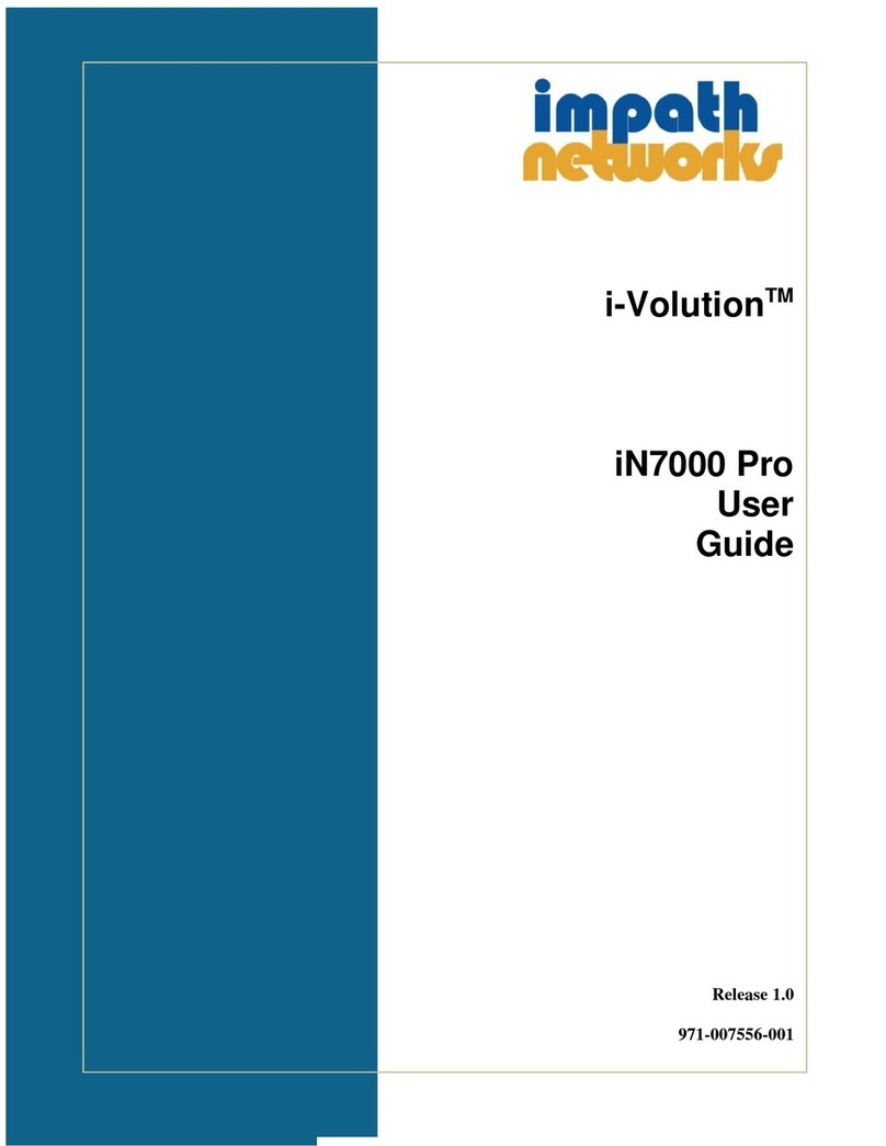 Impath Networks i-Volution iN7000 Pro user guide
