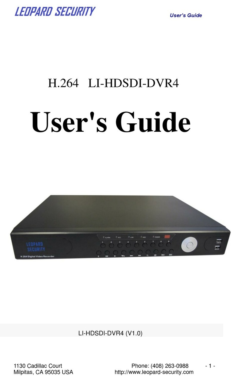 Leopard Security H.264 user guide