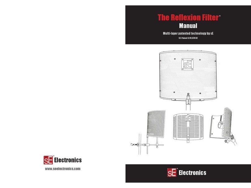 SE Electronics The Reflexion Filter Technical manual