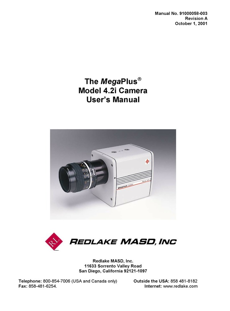 Redlake MASD MegaPlus 4.2i user manual