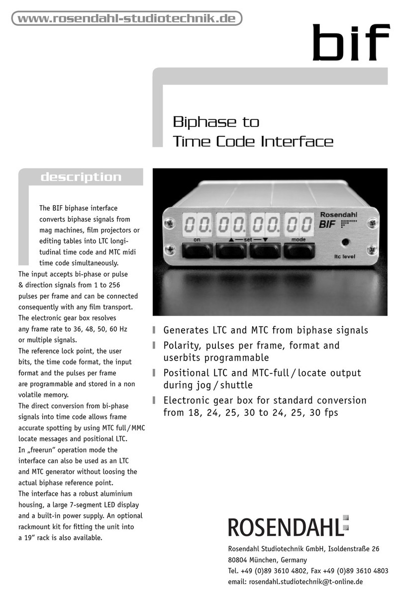 Rosendahl bif Brochure & specs