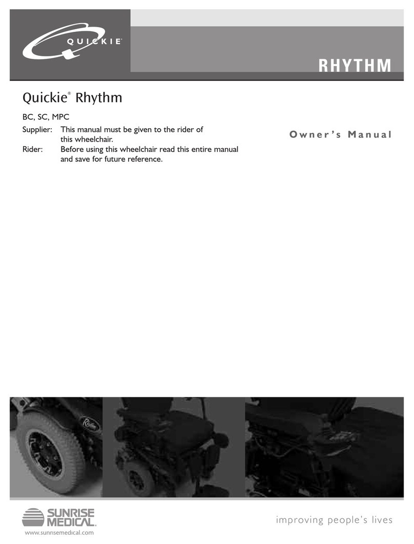 Sunrise Medical Quickie Rhythm User manual
