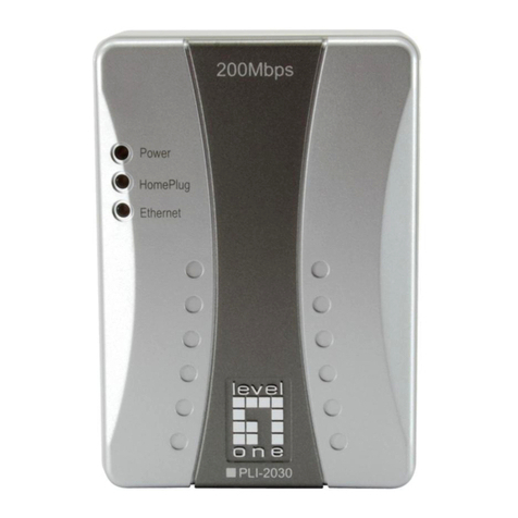 LevelOne PLI-2030 User manual LevelOne PLI-2030 User manual