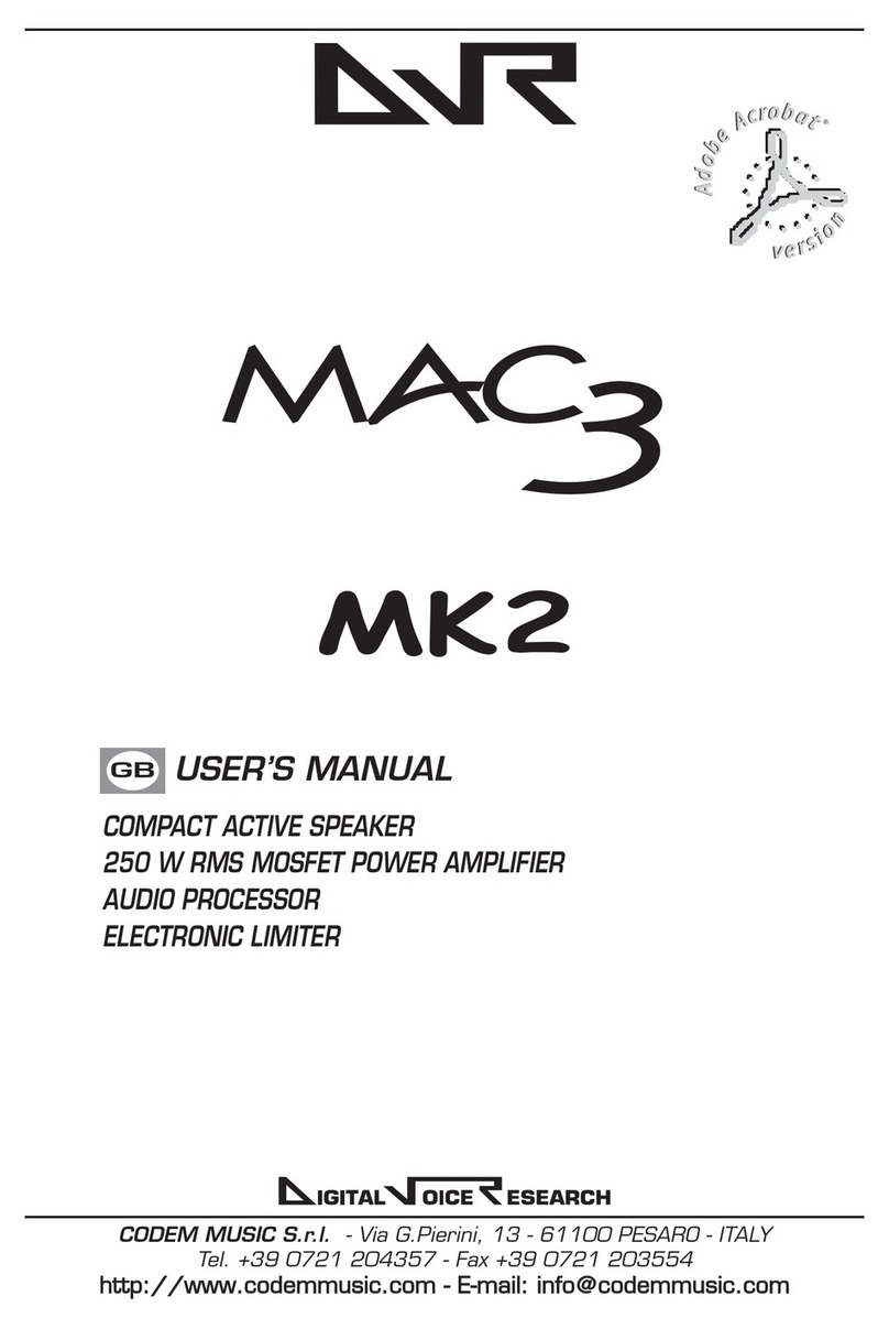 Digital Voice Research MAC 3 user manual