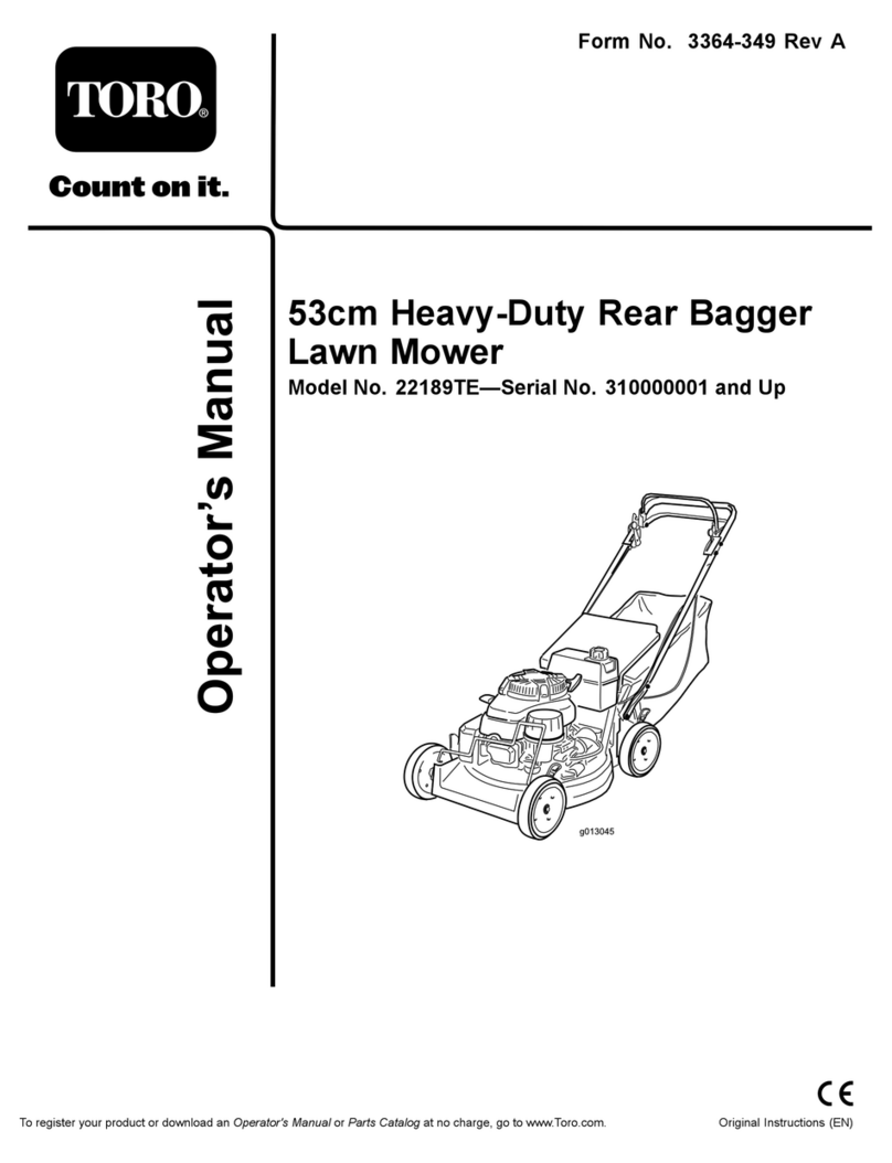Toro 22189TE User manual
