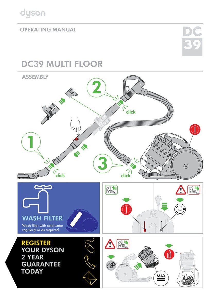 Dyson DC39 multi floor operating manual