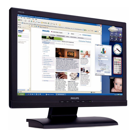 Philips 190EW8CB User manual
