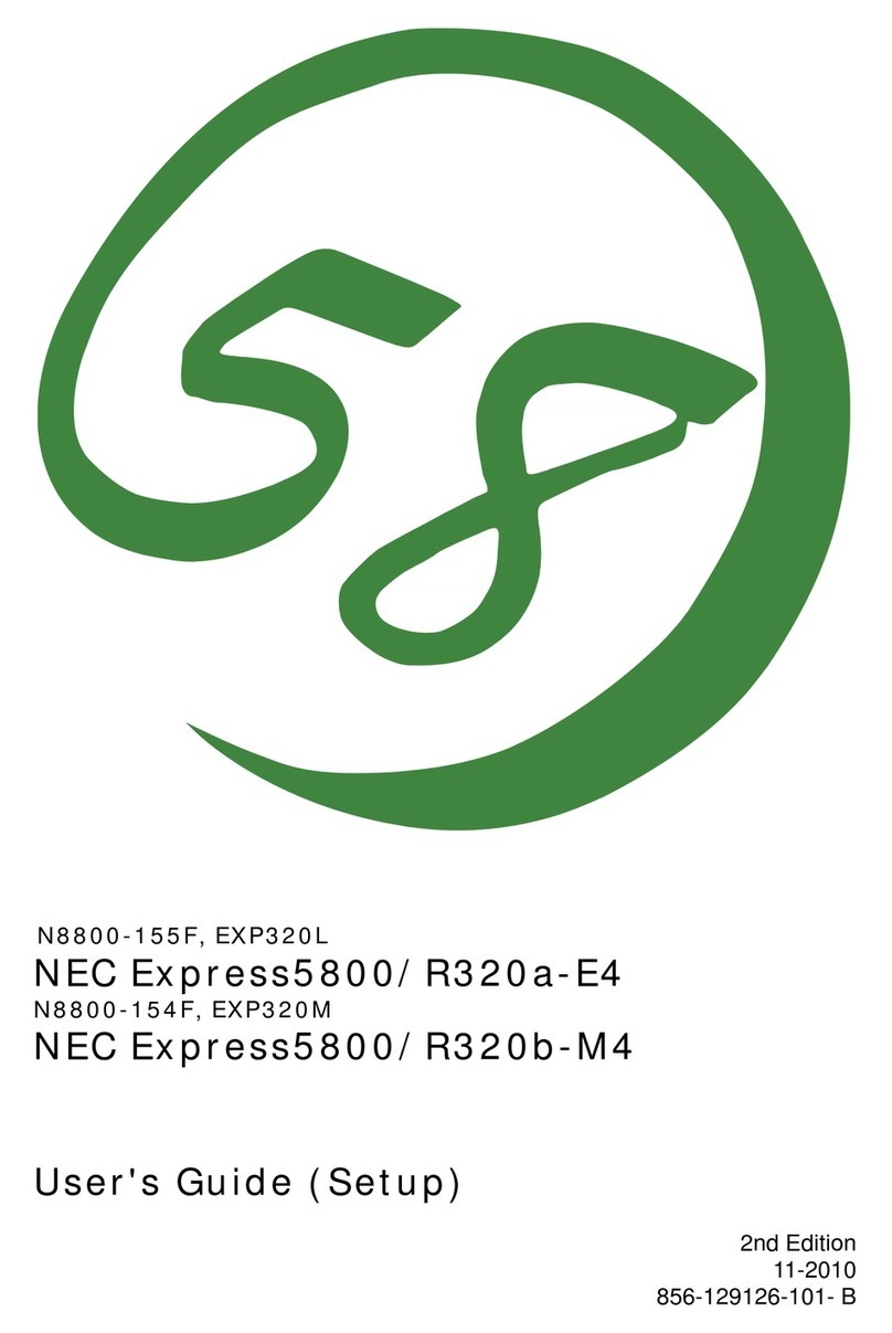 NEC N8800-155F User manual