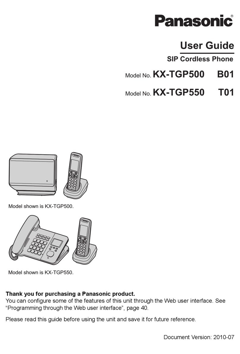 Panasonic KX-TGP500 B01 User manual