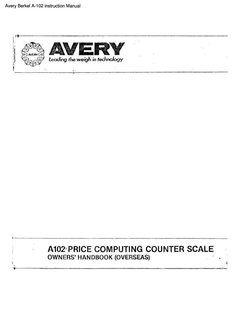 Avery Dennison A-102 instruction manual