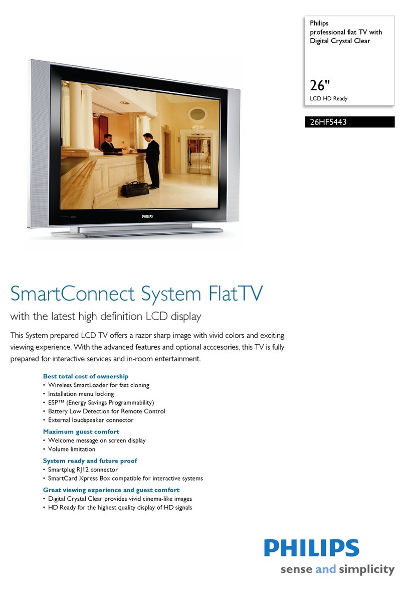 Philips 26HF5443 User manual