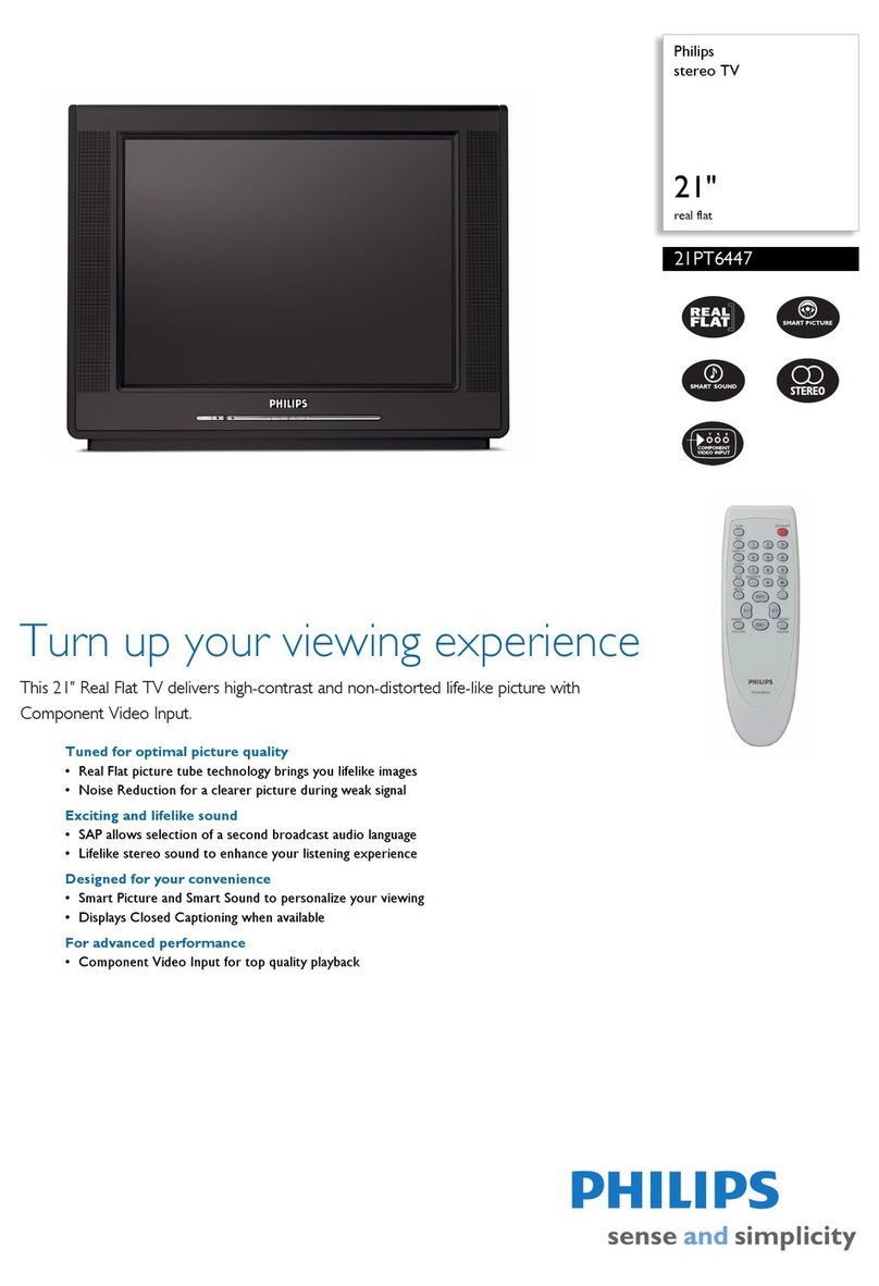 Philips 21PT6447 User manual