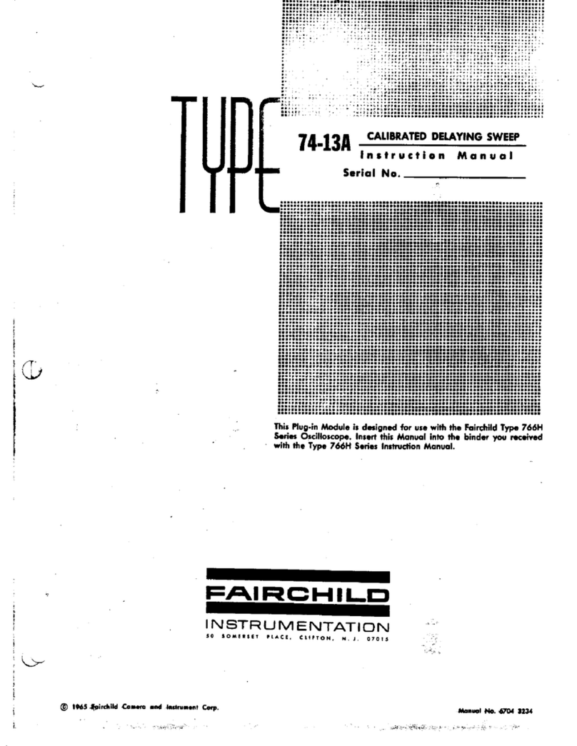 Fairchild 74-13A instruction manual