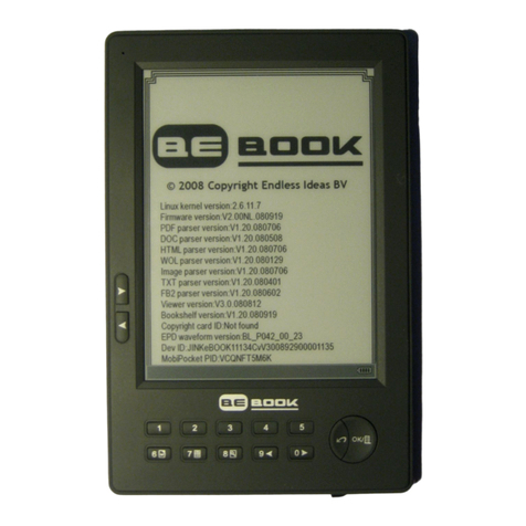 BeBook E-READER user guide