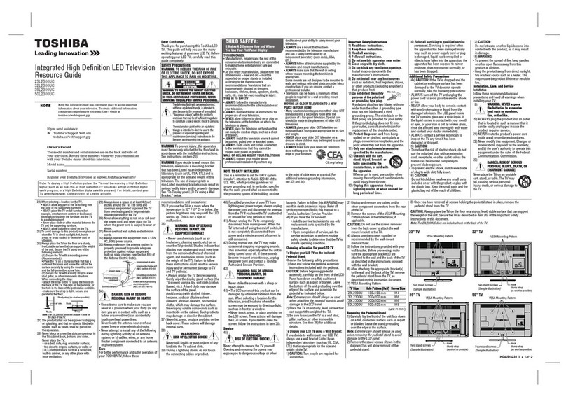Toshiba 23L2300UC Firmware update