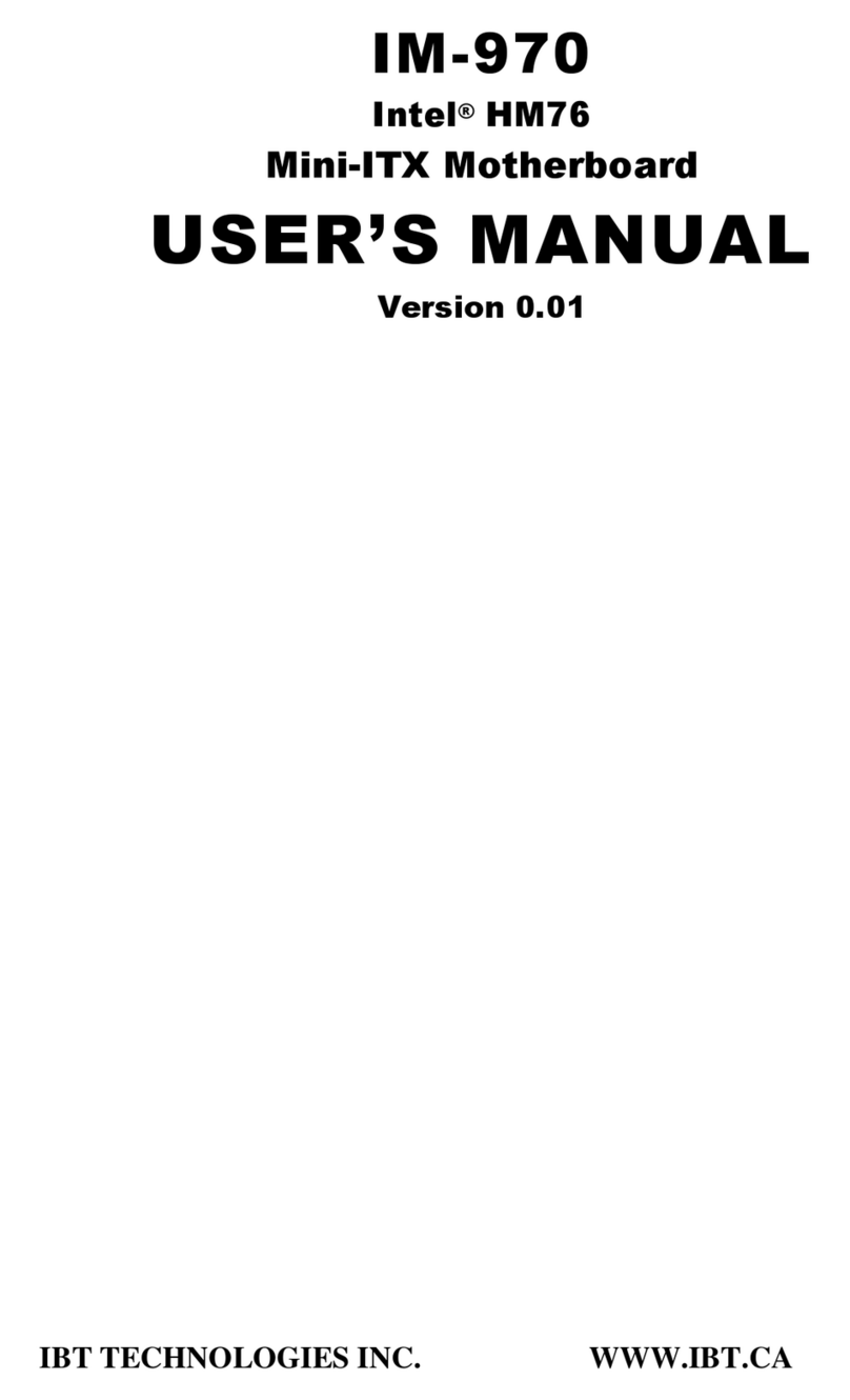 IBT Technologies IM-970 User manual