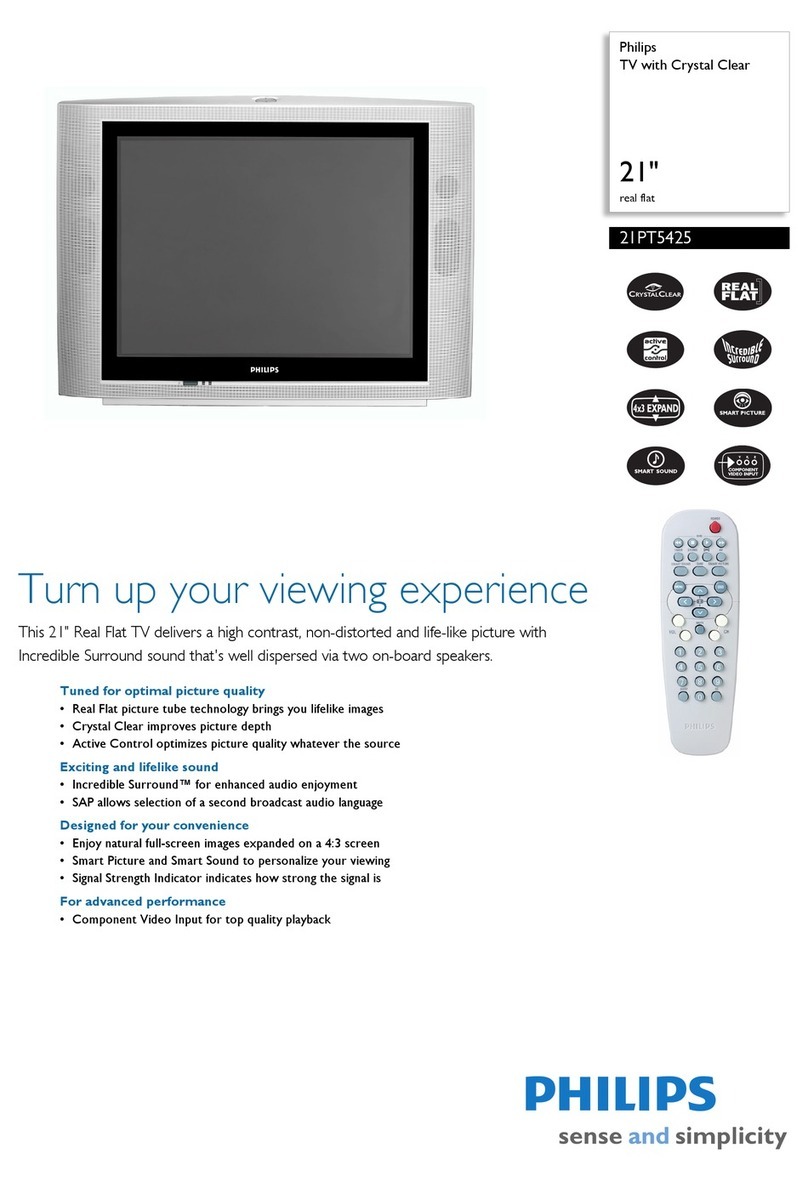Philips 21PT5425 User manual