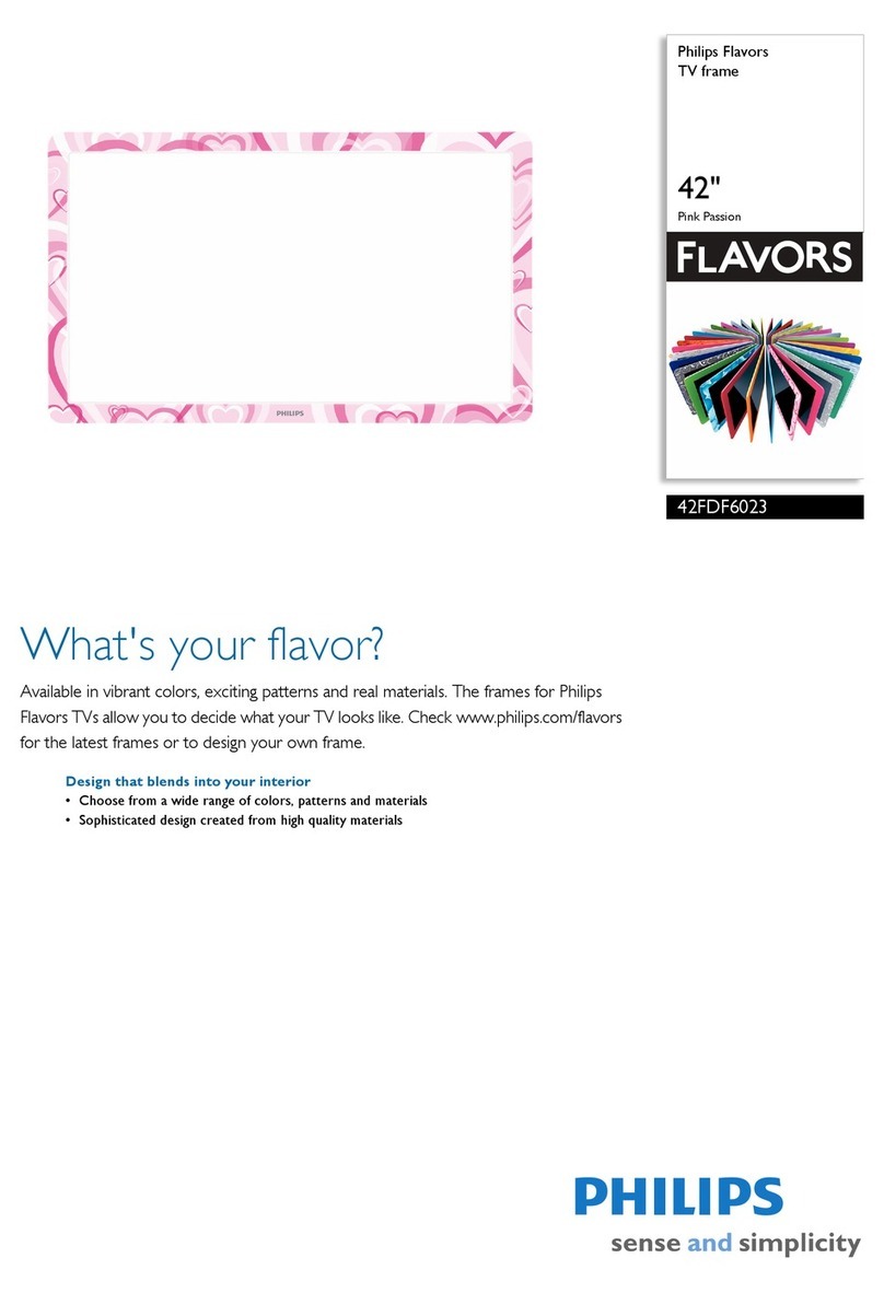 Philips Flavors 42FDF6023 User manual