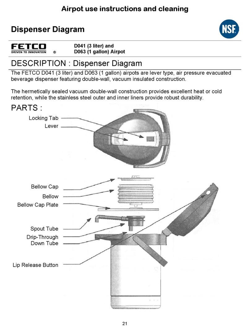 Fetco D041 instructions