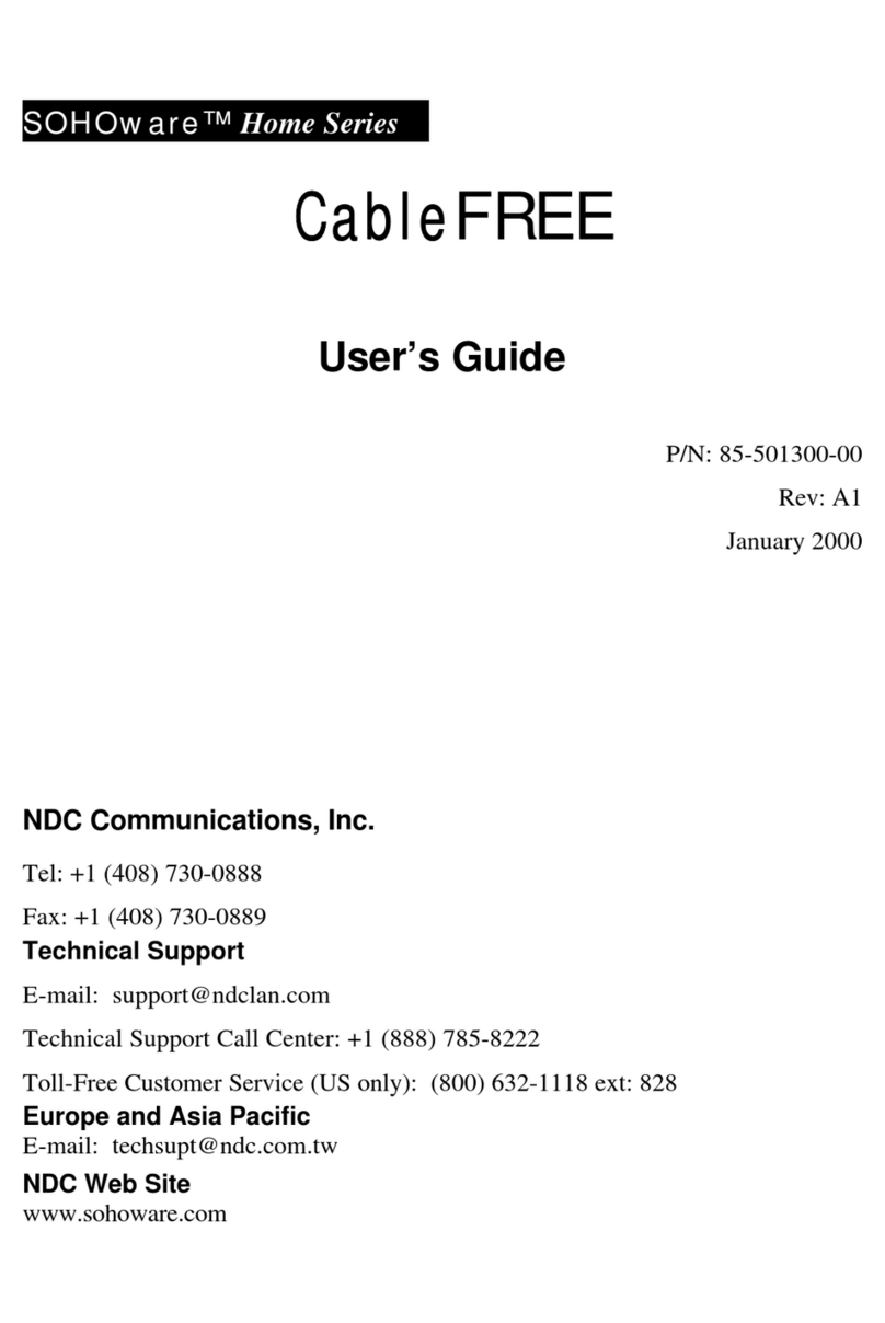 NDC Communications CableFREE user guide