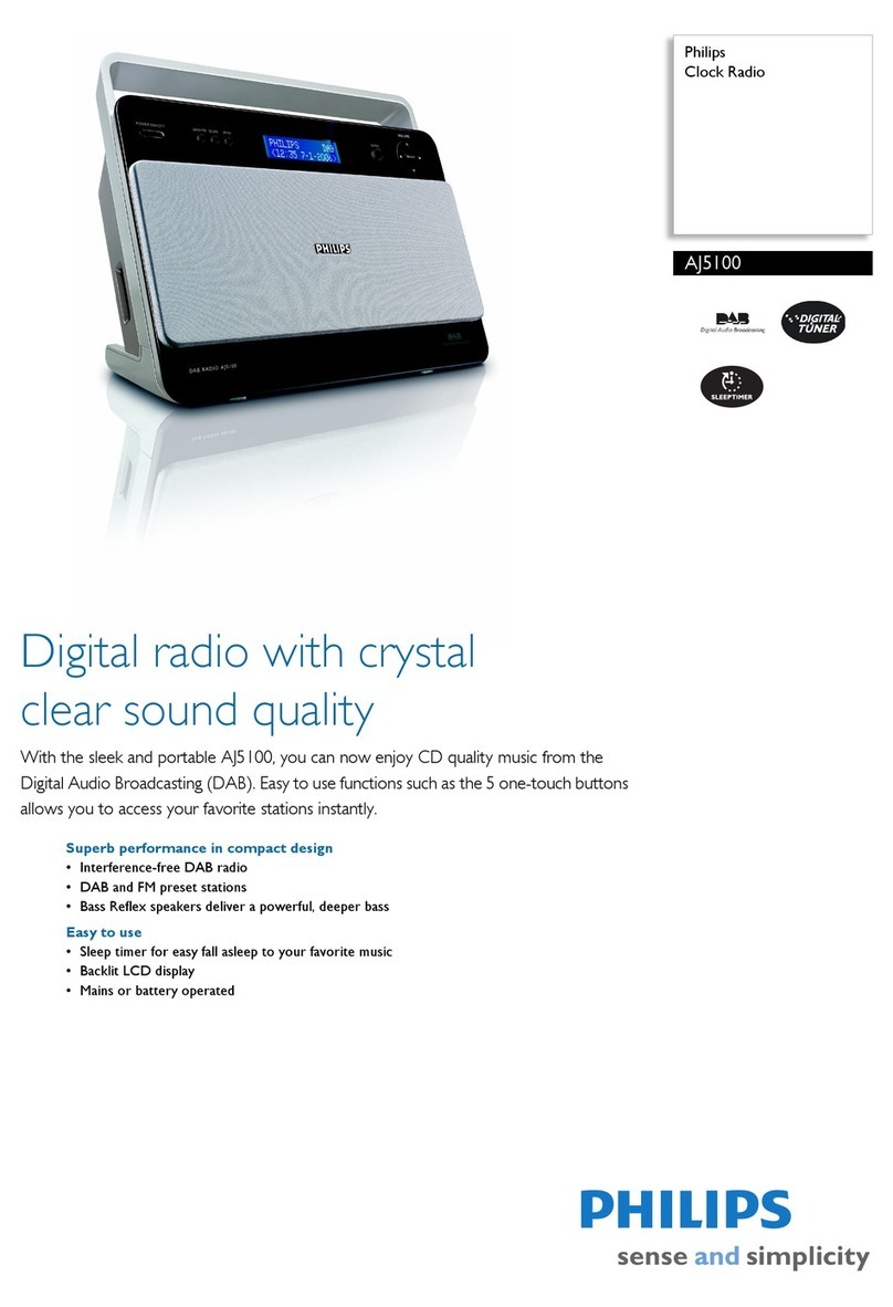 Philips AJ5100 User manual