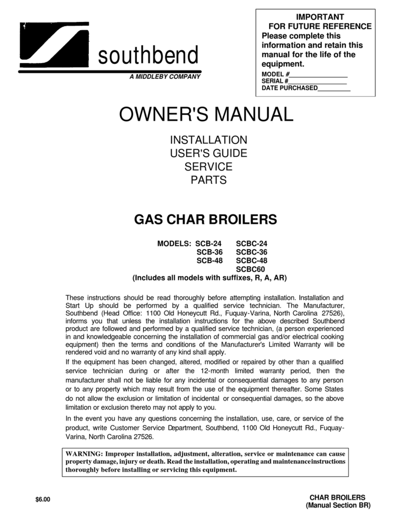 Southbend SCB-24 User manual
