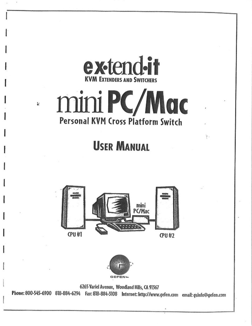 Gefen ex tend it User manual