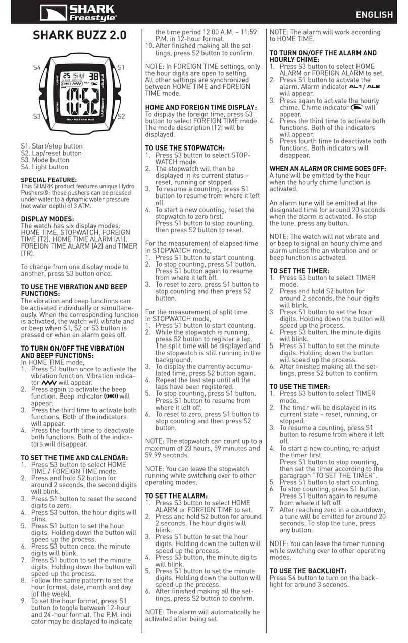 Shark Freestyle BUZZ 2.0 manual