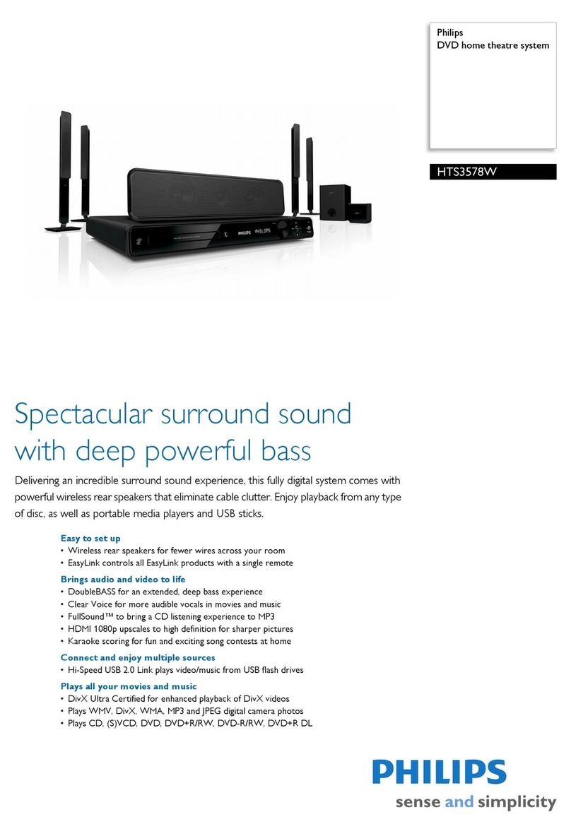 Philips HTS3578W Specifications