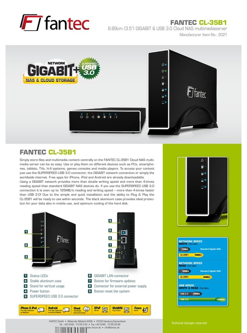 Fantec CL-35B1 Brochure & specs