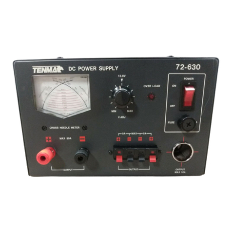 Tenma 72-630 operating instructions